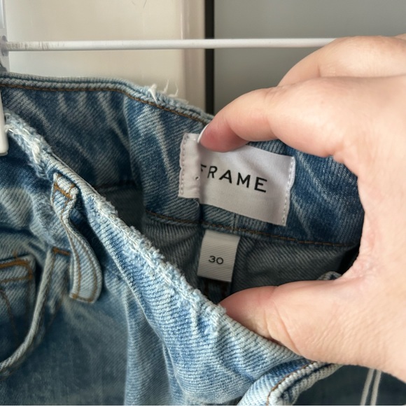 NWT Frame Le Super High Mini Boot Cut Jeans in Rossum 1year Revolve - Picture 5 of 7